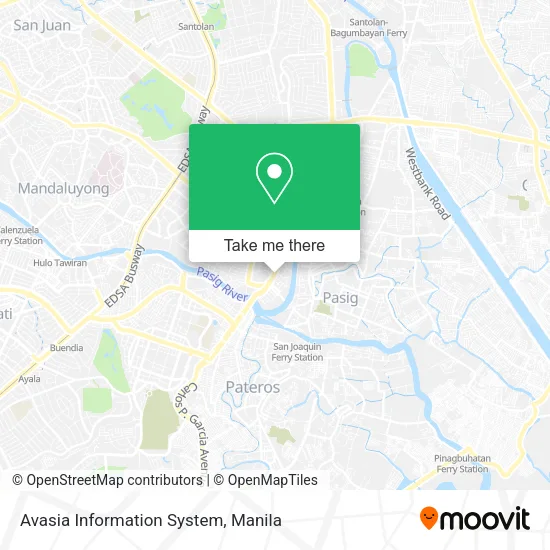 Avasia Information System map