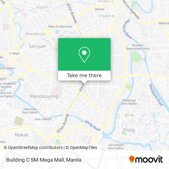 Building C SM Mega Mall map