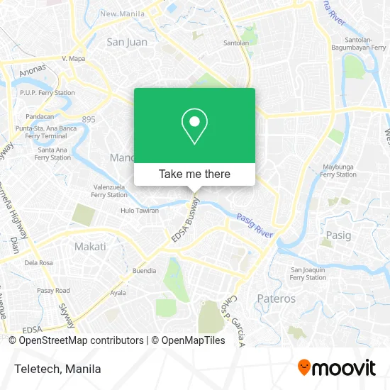 Teletech map