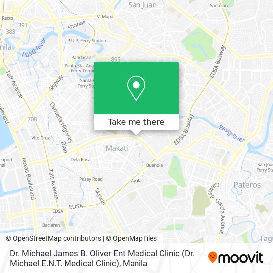 Dr. Michael James B. Oliver Ent Medical Clinic (Dr. Michael E.N.T. Medical Clinic) map