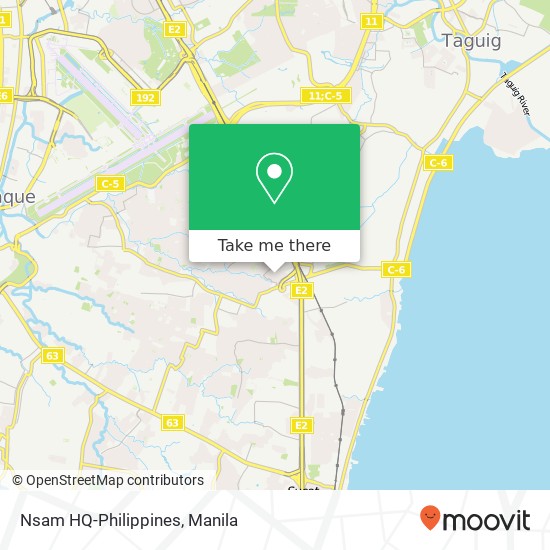 Nsam HQ-Philippines map