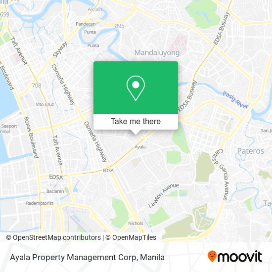 Ayala Property Management Corp map