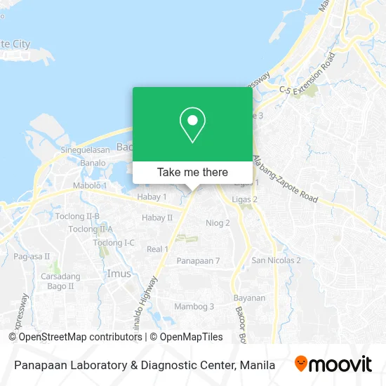 Panapaan Laboratory & Diagnostic Center map