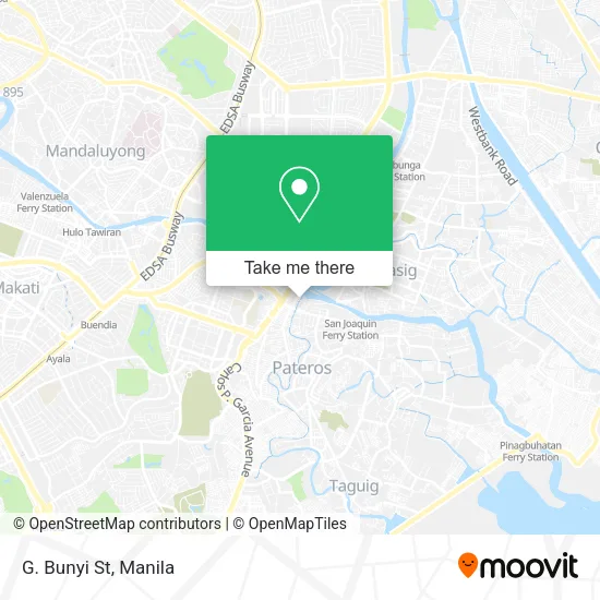 G. Bunyi St map