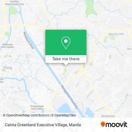 Cainta Greenland Executive Village map