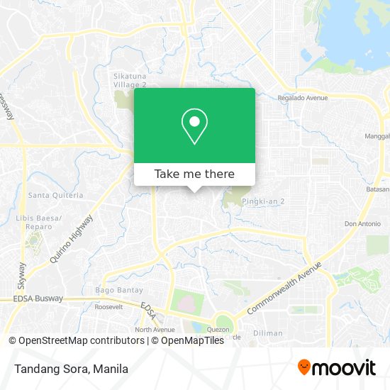 Tandang Sora map