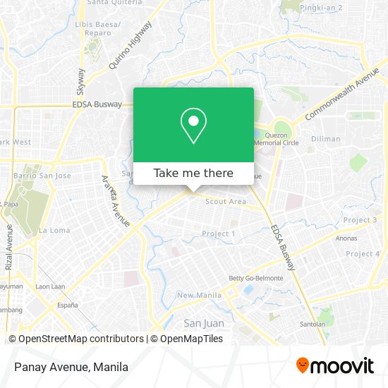 Panay Avenue map