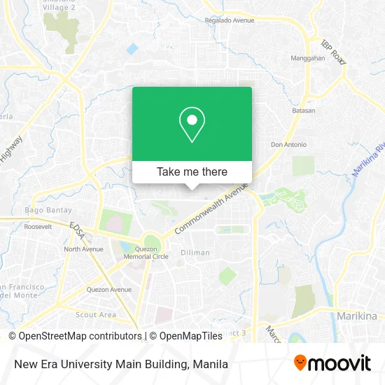 New Era University Main Building map