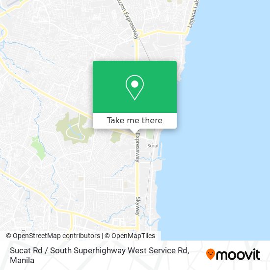 Sucat Rd / South Superhighway West Service Rd map