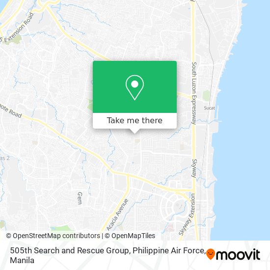 505th Search and Rescue Group, Philippine Air Force map