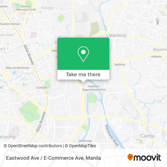 Eastwood Ave / E-Commerce Ave map