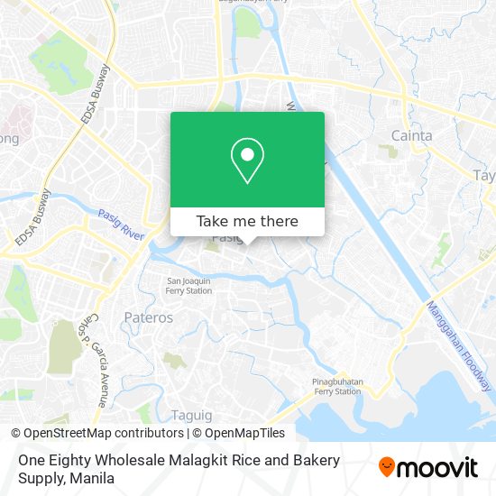 One Eighty Wholesale Malagkit Rice and Bakery Supply map