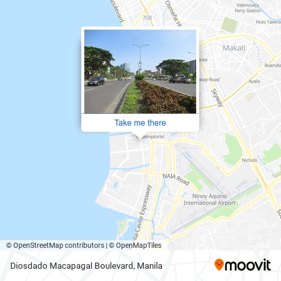 Diosdado Macapagal Boulevard map