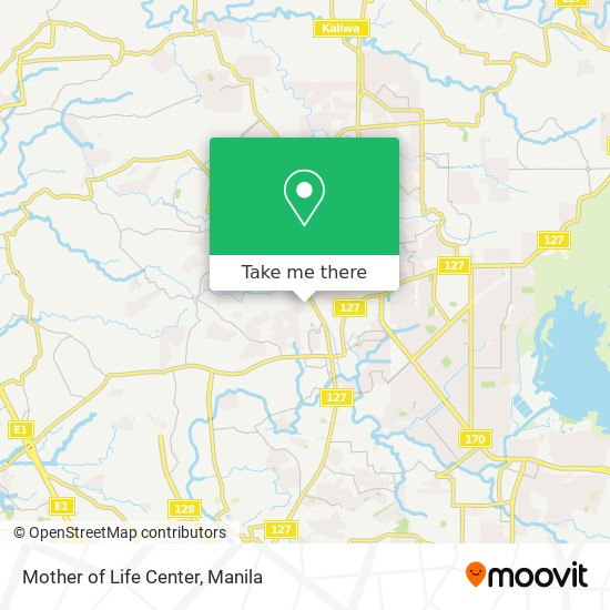 Mother of Life Center map