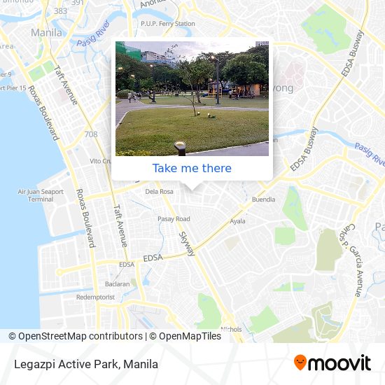 Legazpi Active Park map