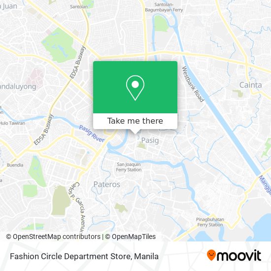 Fashion Circle Department Store map