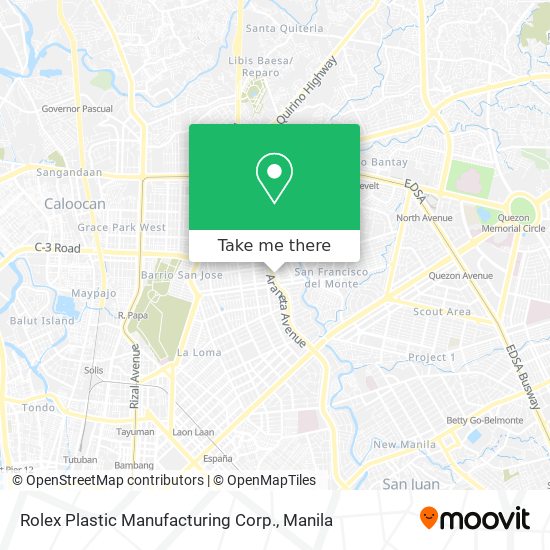 Rolex Plastic Manufacturing Corp. map
