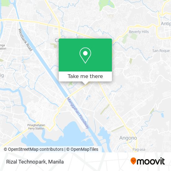 Rizal Technopark map