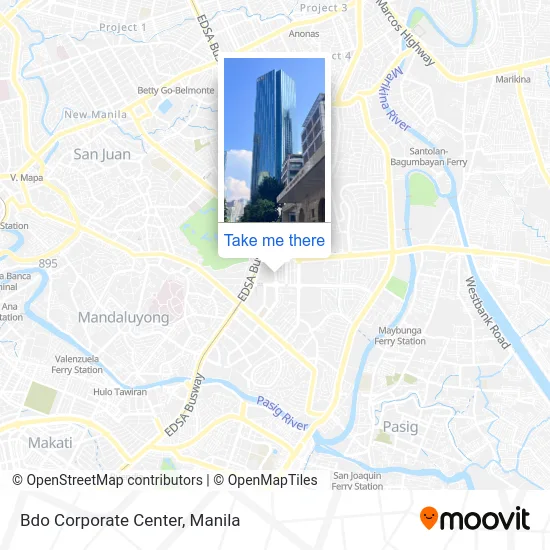 Bdo Corporate Center map