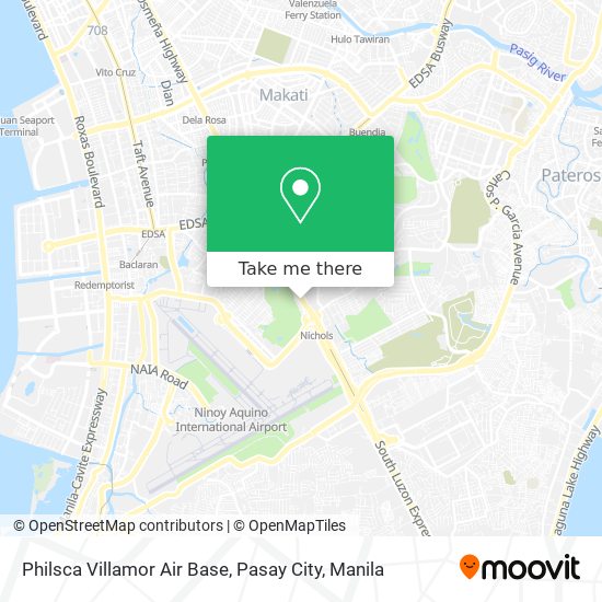 Philsca Villamor Air Base, Pasay City map