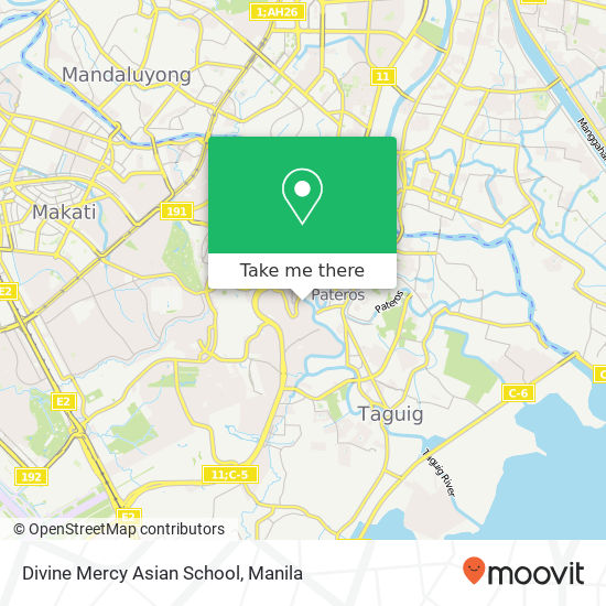 Divine Mercy Asian School map