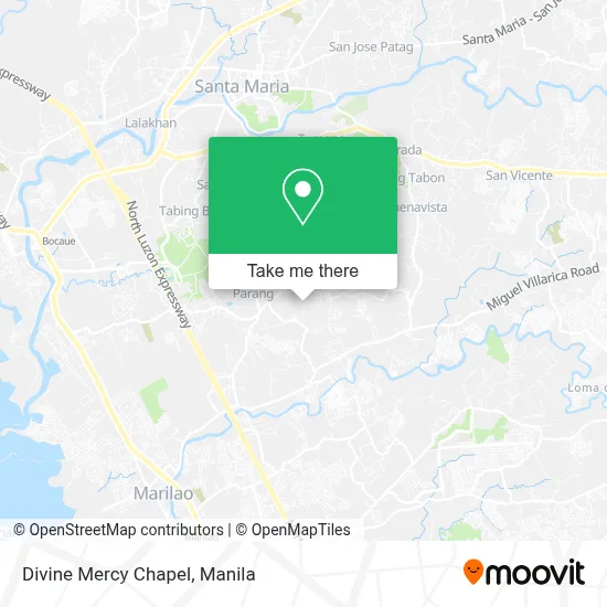 Divine Mercy Chapel map