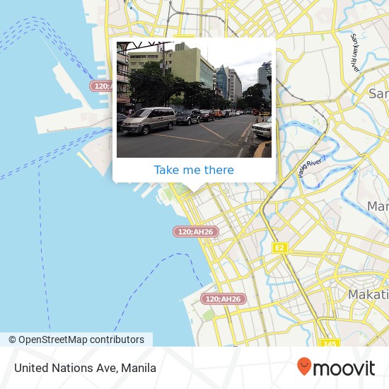 United Nations Ave map