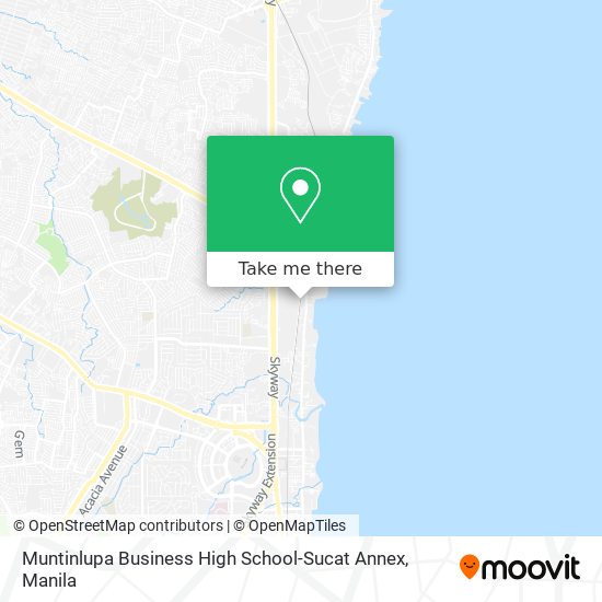 Muntinlupa Business High School-Sucat Annex map