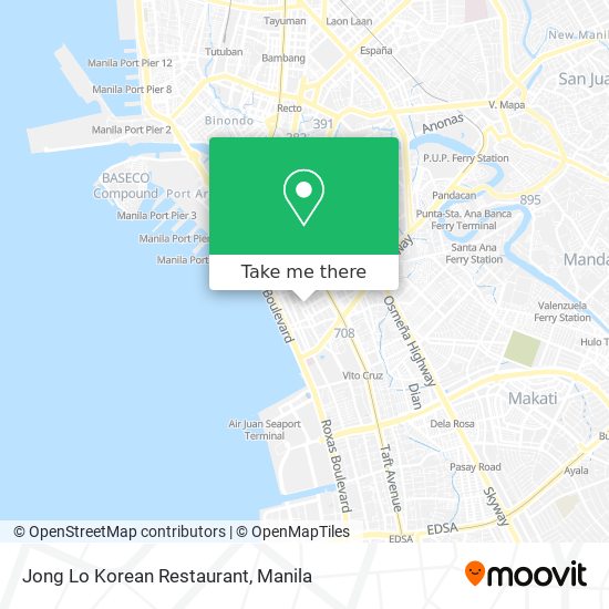 Jong Lo Korean Restaurant map