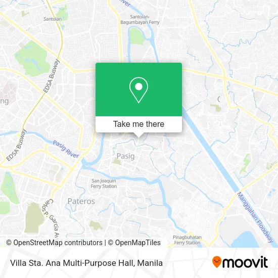Villa Sta. Ana Multi-Purpose Hall map