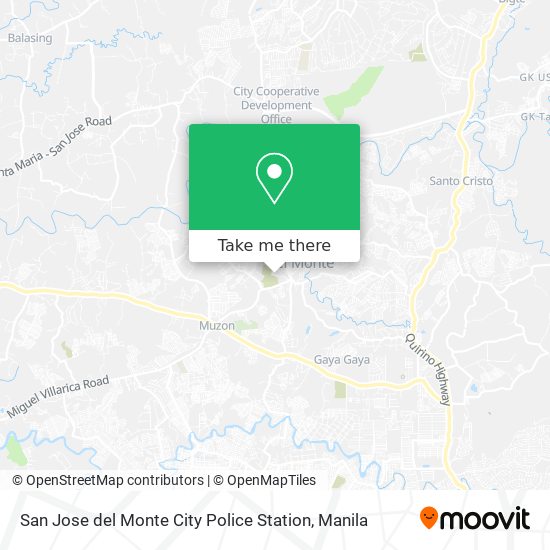 San Jose del Monte City Police Station map