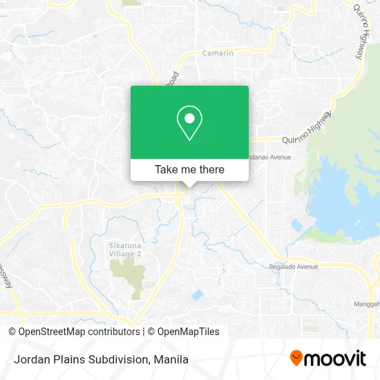 Jordan Plains Subdivision map