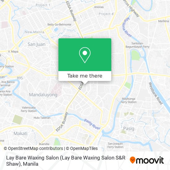 Lay Bare Waxing Salon (Lay Bare Waxing Salon S&R Shaw) map