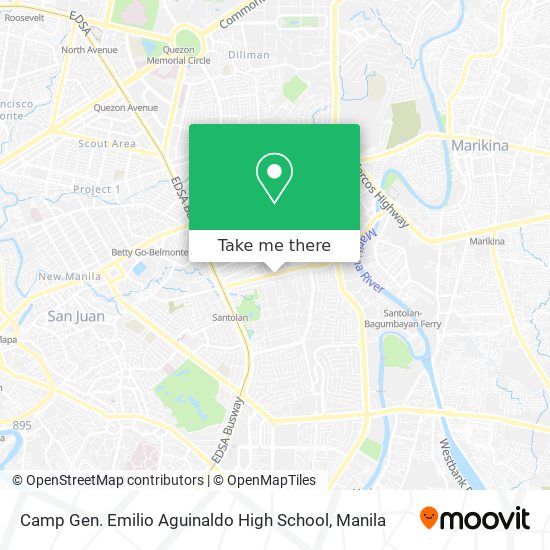 Camp Gen. Emilio Aguinaldo High School map