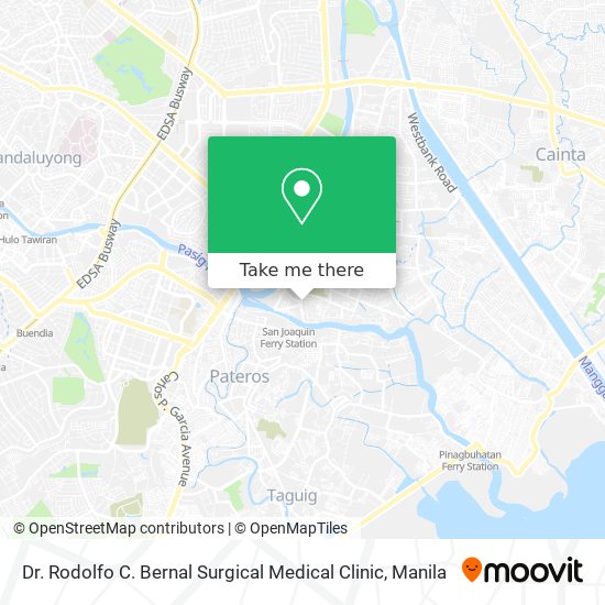 Dr. Rodolfo C. Bernal Surgical Medical Clinic map