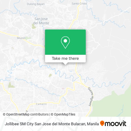 Jollibee SM City San Jose del Monte Bulacan map