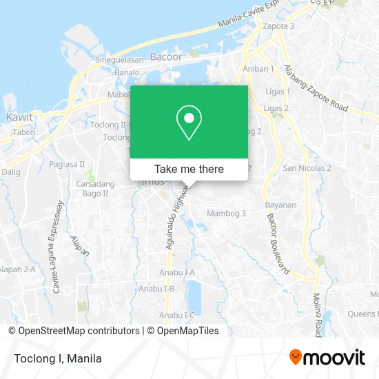 Toclong I map