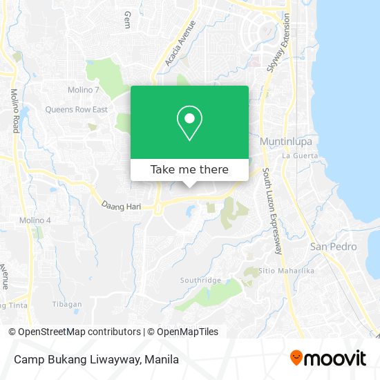 Camp Bukang Liwayway map