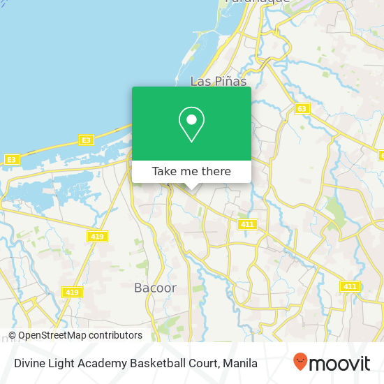Divine Light Academy Basketball Court map