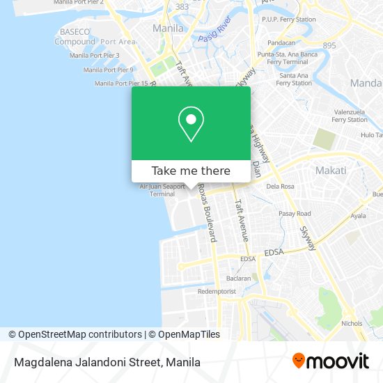 Magdalena Jalandoni Street map