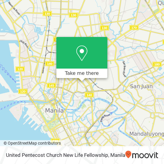 United Pentecost Church New Life Fellowship map