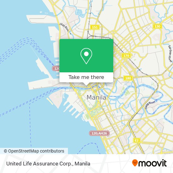 United Life Assurance Corp. map