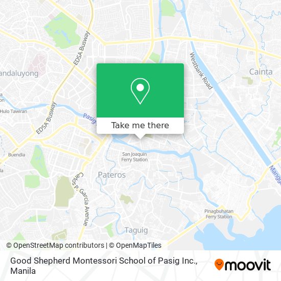 Good Shepherd Montessori School of Pasig Inc. map
