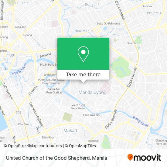 United Church of the Good Shepherd map