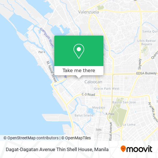 Dagat-Dagatan Avenue Thin Shell House map