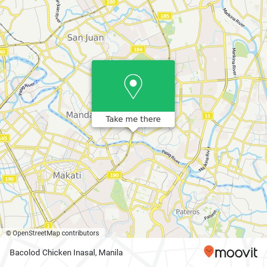 Bacolod Chicken Inasal map