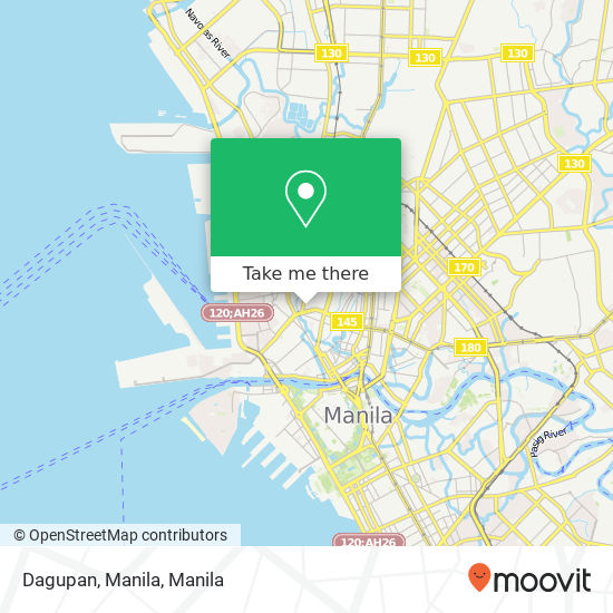 Dagupan, Manila map
