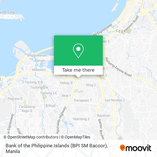 Bank of the Philippine Islands (BPI SM Bacoor) map