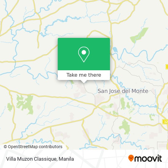 Villa Muzon Classique map