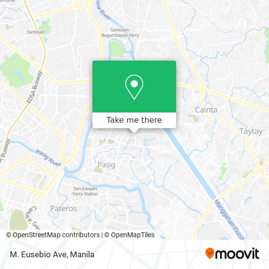 M. Eusebio Ave map